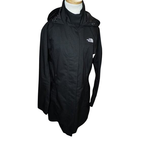 The North Face Women’s Black Insulated Parka Jacket Size Large L – Missing Belt - Picture 6 of 15